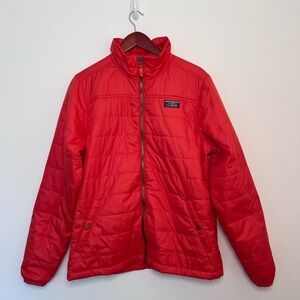 LL Bean Jacket Orange Men’s Medium nwot
